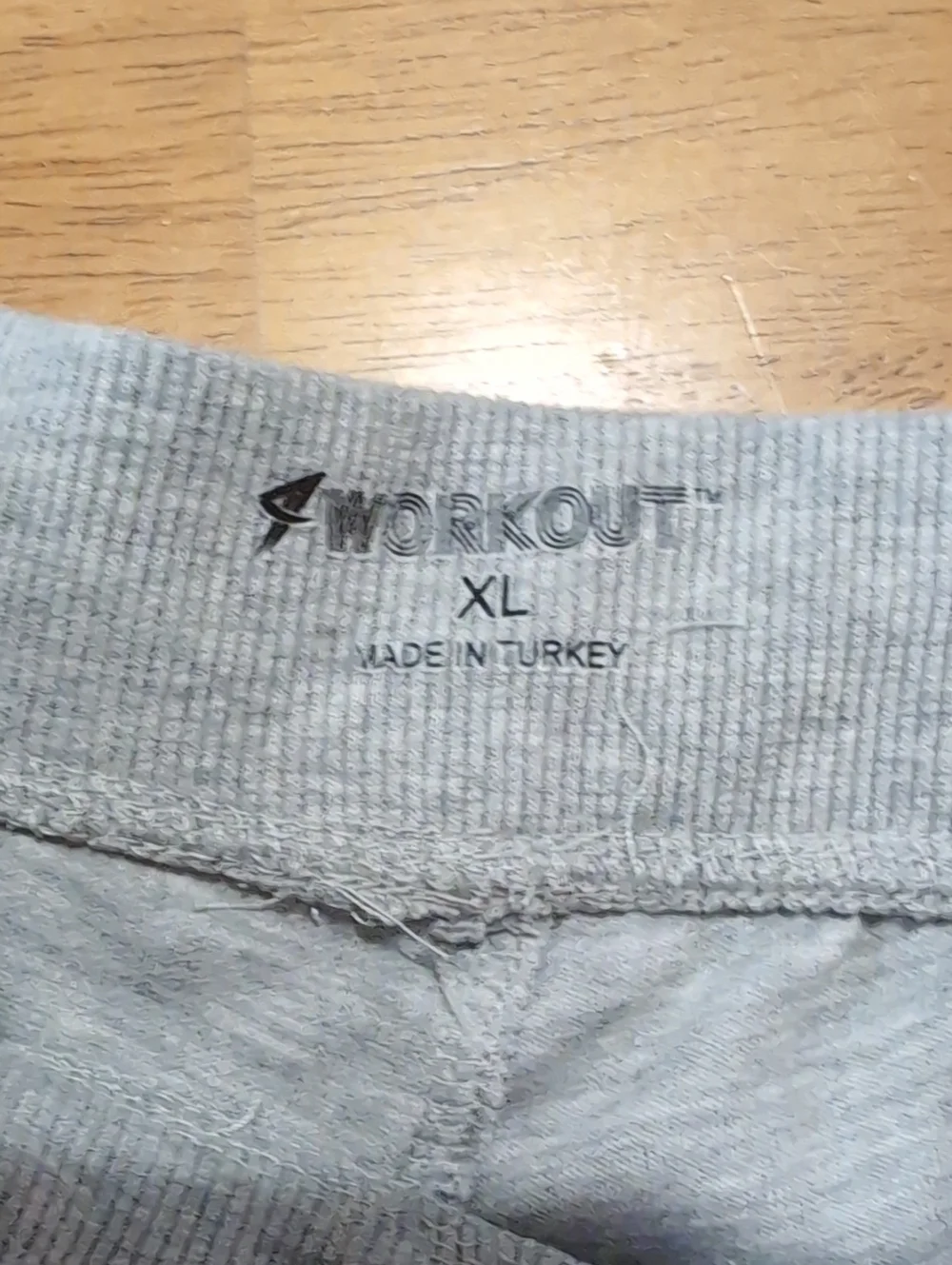 Men's Athletic Drawstring Shorts in Heather Gray with Black Accents